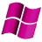 Windows XB Dark Heavy Pink.ico Preview