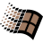 Windows 95 Dark Brown.ico Preview