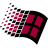 Windows 95 Dark Garnet.ico Preview