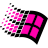 Windows 95 Heavy Pink.ico Preview