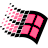 Windows 95 Light Garnet.ico Preview