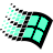 Windows 95 Light Teal.ico Preview