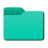 WIndows 11 Folder Dark Green-Cyan.ico Preview