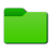 WIndows 11 Folder Dark Heavy Green-Yellow.ico Preview