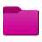 WIndows 11 Folder Dark Heavy Pink.ico Preview