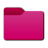 WIndows 11 Folder Dark Pink-Red.ico Preview