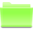 Semitransparent Open Folder Light Heavy Green-Yellow.ico Preview