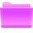 Semitransparent Open Folder Light Pink-Purple.ico Preview