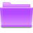 Semitransparent Open Folder Light Purple.ico Preview