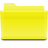 Semitransparent Open Folder Light Yellow.ico Preview