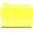 Semitransparent Open Folder Light Yellow-Green.ico Preview