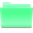 Semitransparent Open Folder Lighter Teal.ico Preview