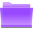 Semitransparent Open Folder Lighter Purple.ico Preview