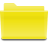 Semitransparent Open Folder Yellow.ico Preview