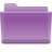 Semitransparent Open Folder Pink-Purple.ico Preview