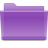 Semitransparent Open Folder Purple-Pink.ico Preview