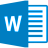 Word 2016 Blue.ico Preview