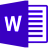 Word 2016 Blue-Purple.ico Preview