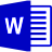 Word 2016 Darker Dark Blue.ico Preview