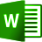 Word 2016 Emerald (Bonus Gradient).ico Preview