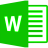 Word 2016 Green.ico Preview