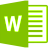 Word 2016 Green-Yellow.ico Preview