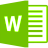 Word 2016 Heavy Green-Yellow.ico Preview