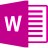 Word 2016 Heavy Pink.ico Preview