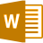 Word 2016 Light Orange.ico Preview