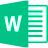 Word 2016 Light Teal.ico Preview