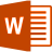 Word 2016 Orange.ico Preview