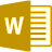 Word 2016 Orange-Yellow.ico Preview