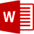 Word 2016 Red.ico Preview