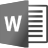 Word 2016 Silver (Bonus Gradient).ico Preview