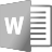 Word 2016 Iron (Bonus Gradient).ico Preview