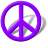 Purple Peace Sign.ico Preview