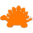 Stegosaurus - Orange.ico Preview