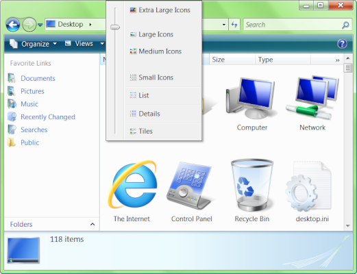 Windows Explorer Windows Vista