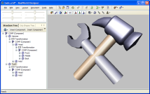 Create hierarchical 3D objects in RealWorld 3D Graphics Editor