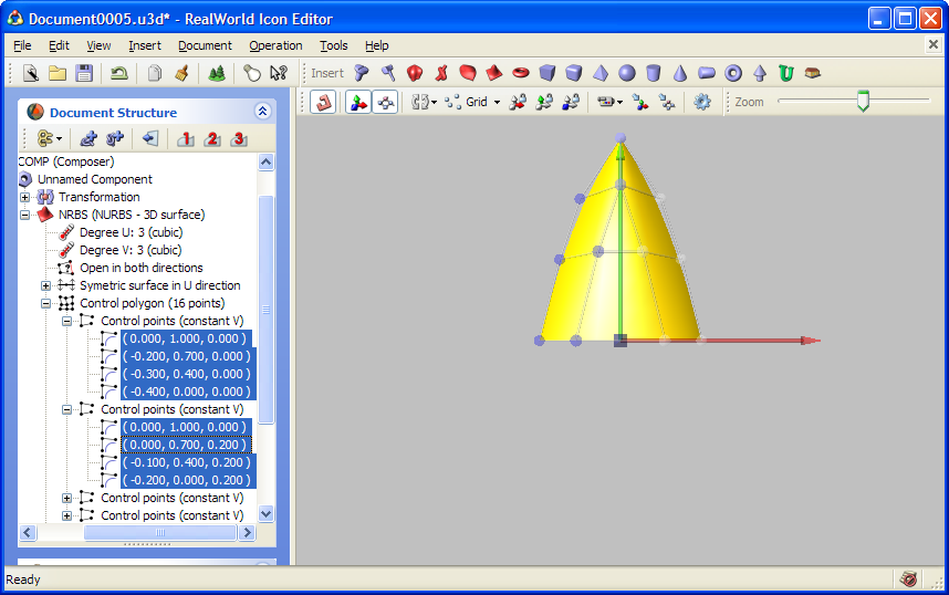 A triangle-like shape to be used in a star model