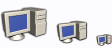 48x48, 32x32 and 16x16 pixel images from the generated icon